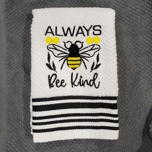 Handmade Always Bee Kinda Bumble Bee Kitchen Towel